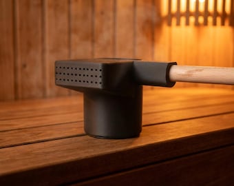 Cucharón para sauna/cucharón para infusión/plástico especial, extremadamente resistente al calor hasta 130 grados/bienestar/spa/para una mejor infusión en la sauna E