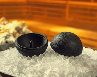 Sfera di infusione di ghiaccio per sauna / con incavo per oli per sauna / benessere / spa / per una migliore esperienza di infusione