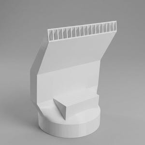 Adaptador para manguera de escape de aire acondicionado con cierre de velcro autoadhesivo para una sujeción perfecta en claraboyas y ventanas abatibles.