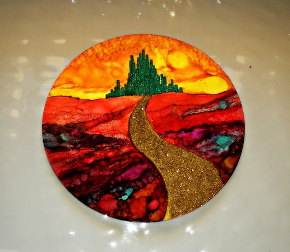 Wizard Of Oz Wall Art Painting Of The Wizard Of Oz Metal Etsy