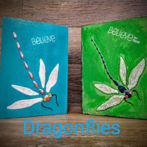 dragonfly gift decor | dragonfly wall decor | dragonfly paintings | dragonfly art on wood | hand painted dragonflies on wood | dragonflies