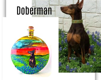 rainbow bridge personalized dog urns , urns for dog ashes , dog cremation memorial gifts , custom hand painted dog urns for ashes , dog urn