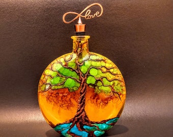 tree of life urns , human ash urn , cremation urns , memorial urns , glass cremation ash keeper , tree of life cremation urns , cypress tree