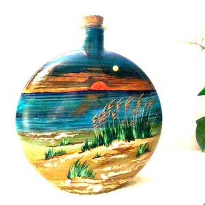 Glass Cremation Urn Hand Painted Urns Memorial Urn Funeral - Etsy