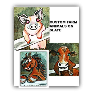 farm house animal wall art | farm animal paintings | farm animal paintings | farmhouse  animal home decor | farmhouse home wall decor gifts