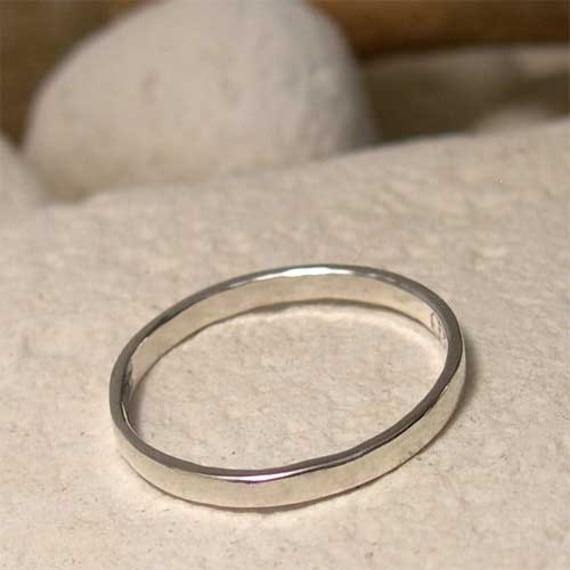 plain silver ring
