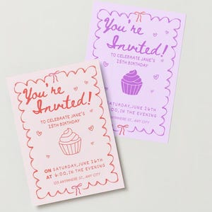 Birthday Invitation Canva Template