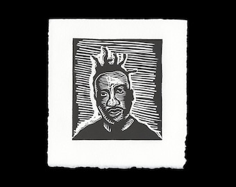 Old Dirty Bastard - Relief Print