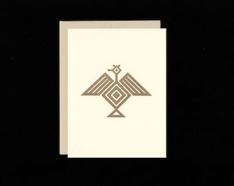 Pajaro (Bird) Letterpress Card