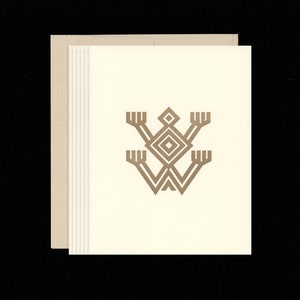 Lot de 6 cartes typographiques Rana (grenouille)