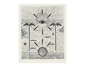 Paradise - Risograph-Print