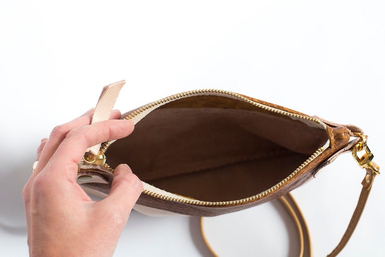 Grand sac à main à bracelet en cuir pour femme Couleurs bicolores avec option en cuir suédé image 7