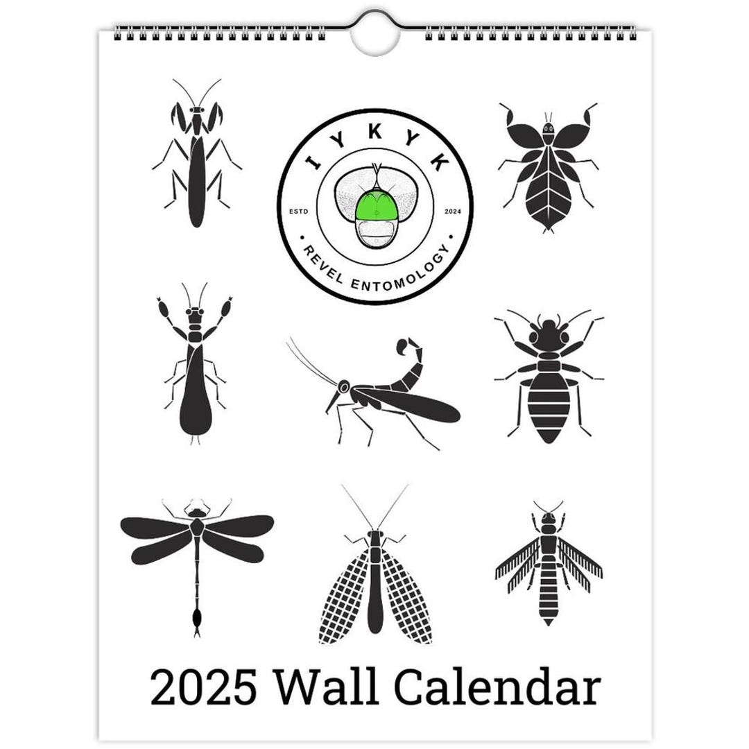 Bug Logo - Wall Calendars 2025 (US & CA) - Etsy