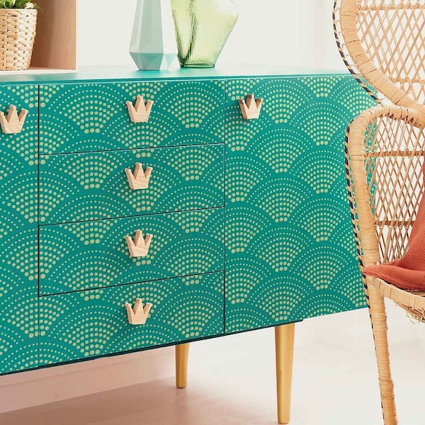 Furniture Stencil Etsy