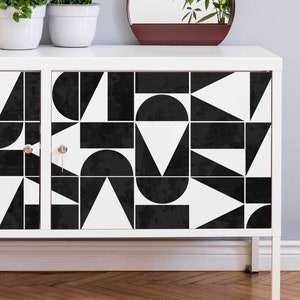Simple Shapes Tile Stencil Set - Geometric Wall Stencil Kit - Chic Wall Decor for Quick DIY Home Improvement