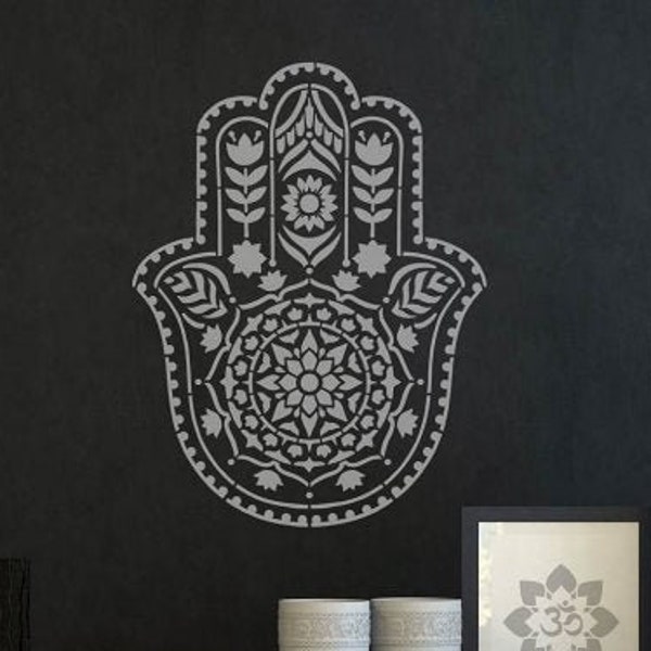 Hamsa Stencil - Etsy