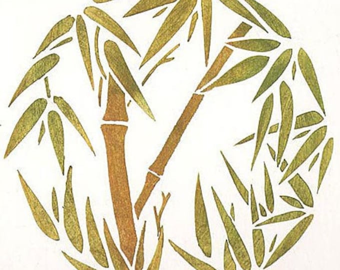 Palm Frond Stencil WALL ART STENCIL Instead of Decals Easy Etsy UK