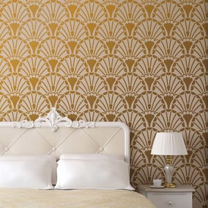 Decadence Allover Stencil - DIY Home Improvement - Better than Wallpaper