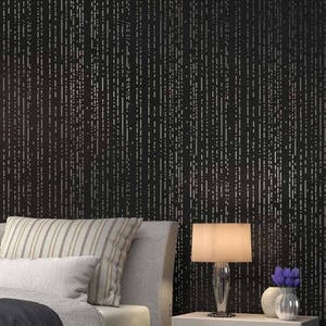 Rain Wall Stencil - LARGE WALL STENCILS instead of Wallpaper - Easy to Use Wall Stencils for a Quick Room Update - Stencils for Walls