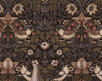 Strawberry Thief Wall Stencil Pattern by William Morris - Large Wall Stencil for DIY Room Upgrade - Quick and Easy Home Improvement Project
