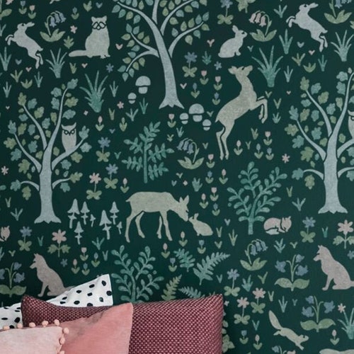 Tanglewood Forest Stencil Wall Stenciling Large Stencil - Etsy Tanglewood Forest Stencil Wall Stenciling Large Stencil - Etsy