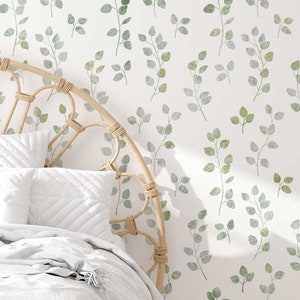 Eucalyptus Wall Stencil - WALL STENCIL for Easy Room Makeover – Large Botanical Wall Stencil for Painting Walls - High Quality Stencils