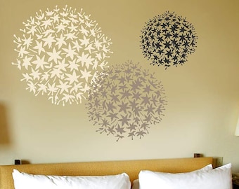 Allium Grande Flower Stencil - WALL ART STENCILS - Easy to Use Wall Art Stencils for a Quick Room Makeover – Floral Stencils for Walls