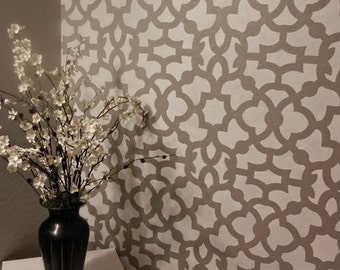 Moroccan Design Camel Wall Stencil Boho Chic Bedroom Wall Etsy
