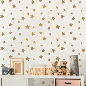 Twinkle Twinkle Allover Stencil - Cheaper than Wallpaper - Whimsical Wall Art for a Quick Room Makeover