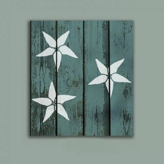Sea Star Nautical Wall Art Stencil Reusable Stencils DIY - Etsy