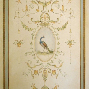 Wall stencil Versailles Grand Panel - amazing detail - Elegant French decor