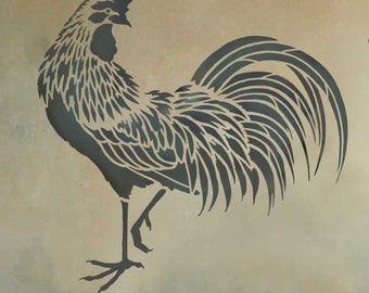 Rooster Stencil - Easy reusable stencils for DIY decor