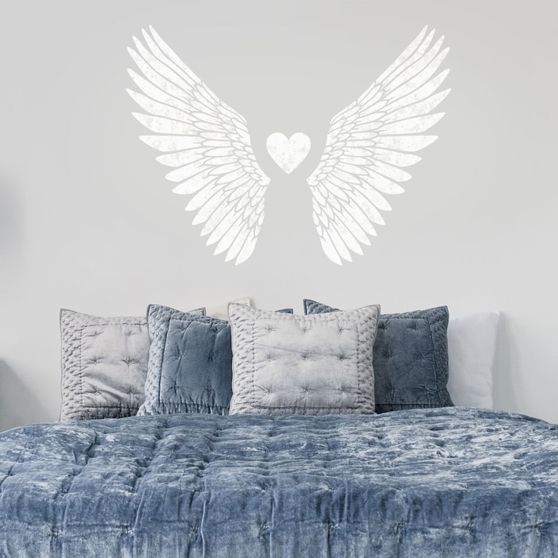 Angel Wings Wall Stencil Perfect Stencil for a Photo Etsy UK
