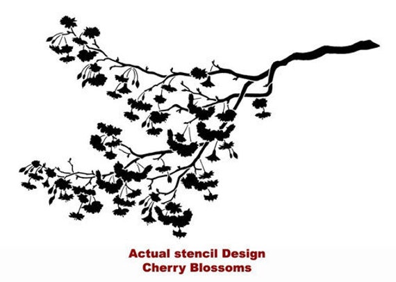 Tree Branch Stencil