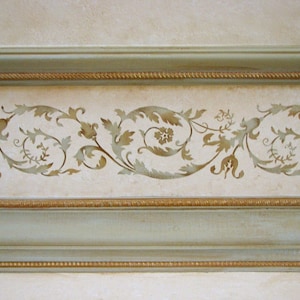 Stencil Versailles Border - Elegant French Decor stencil