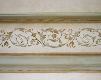 Stencil Versailles Border - Elegant French Decor stencil