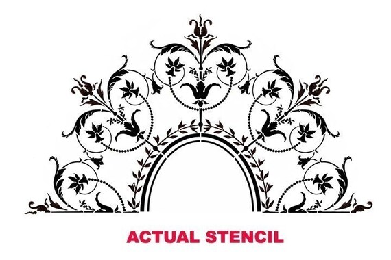 Decorative Stencil Marie Antoinette Ceiling Medallion Classic French Decor