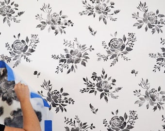 HELLATHUND Reusable Wall Stencil Template, Stencils for Painting