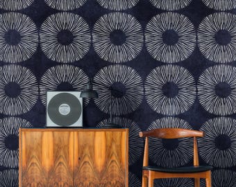Spore Print Wall Stencil - LARGE WALL STENCIL - Nature Wall Stencil - Easy to Use Wall Stencils for a Quick Room Update - Stencils for Walls