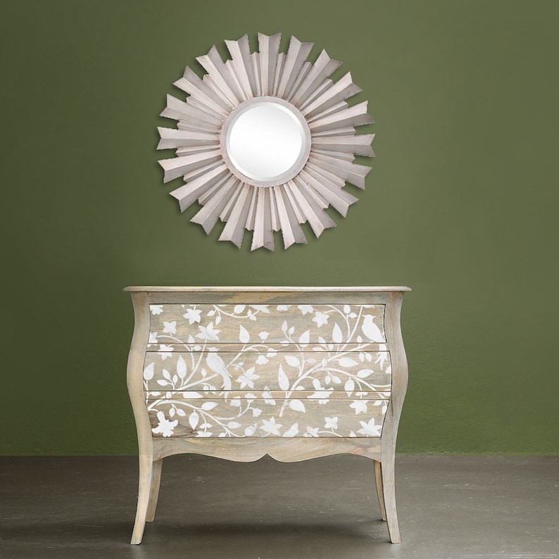 Birds on A Vine Stencil FURNITURE STENCIL Craft Stencils Etsy