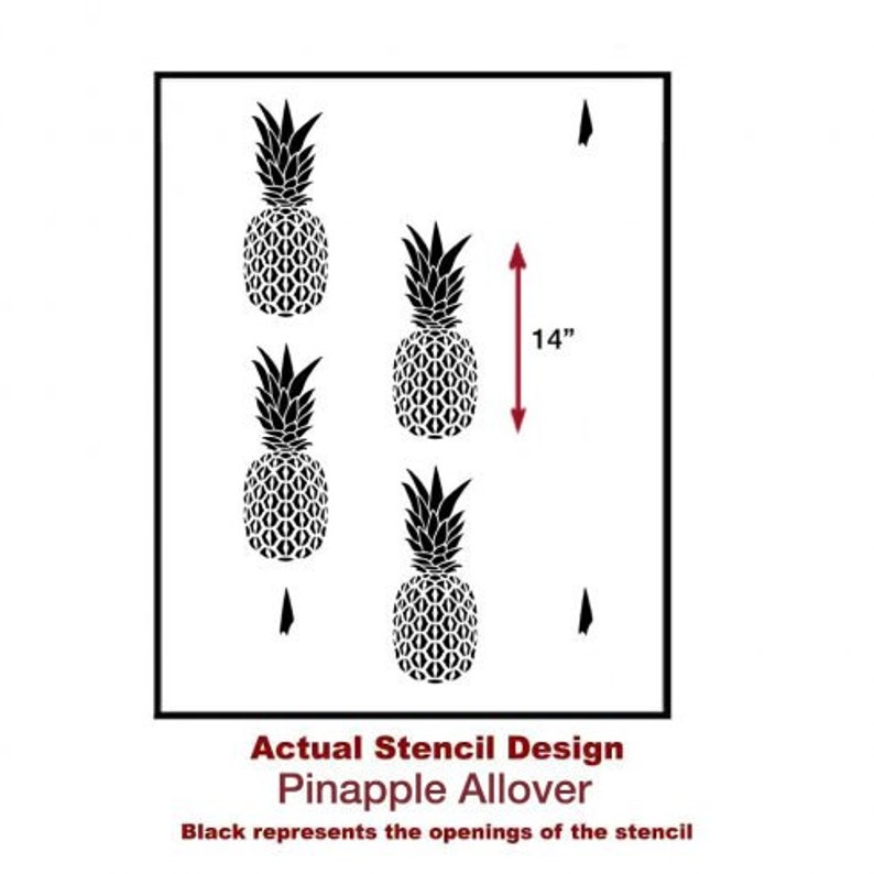Pineapple Stencil LARGE WALL STENCIL Tropical Wall Stencil Etsy pineapple-stencil-large-wall-stencil-tropical-wall-stencil-etsy