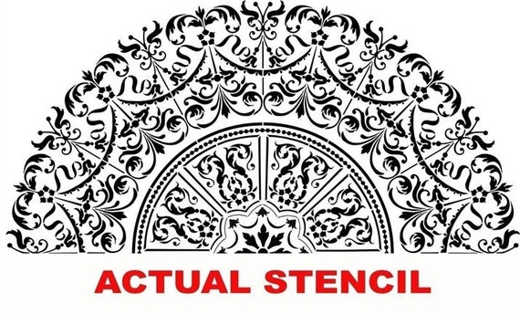 Decorative Stencil Georgian Ceiling Medallion Wall And Ceiling Stencils For Diy Home Decor Classical Designs