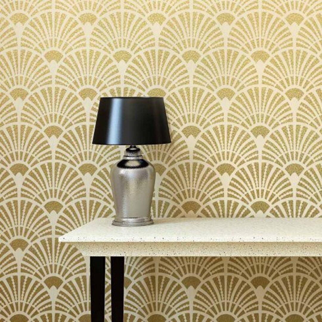 Artemio 15075006 Pochoir Home Déco - Carreau Ciment Fleur Géométrique