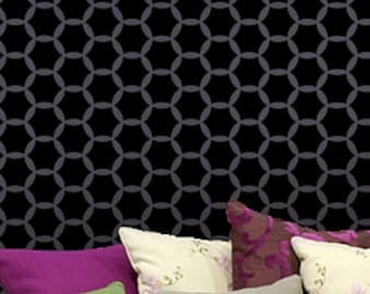 Wall Stencil Orient - Large stencil for painting walls - Wall stencils - Japanese stencil - Wall stencil patterns - Accent wall stencil