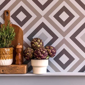 Simple Floor Tile Stencils - Large Tile Stencils For Painting