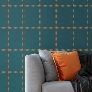 Studded Perfection Wall Stencil – Wall Painting Stencils for Easy Room Makeover – Large Stencil for Painting Walls – High Quality Stencils
