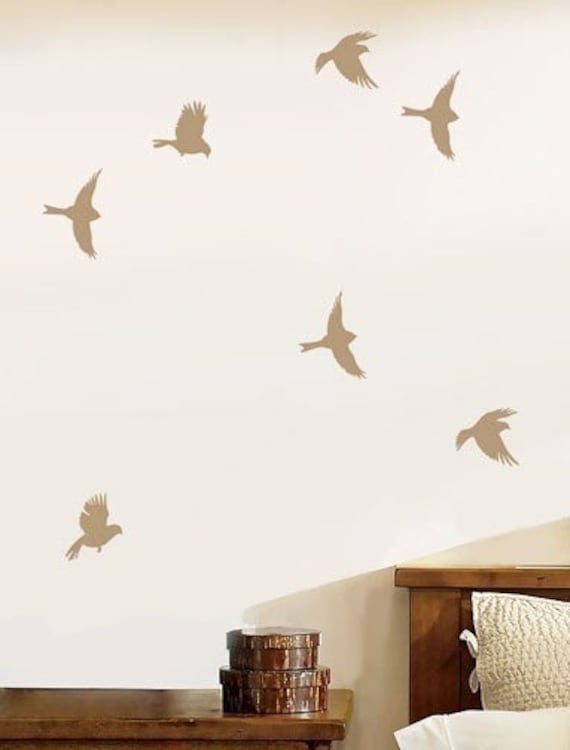 Garden Birds Stencil Wall Art Instead Of Decals - Bird Stencil Wall Hanging Garden Birds Stencil Wall Art Instead Of Decals - Bird Stencil Wall Hanging