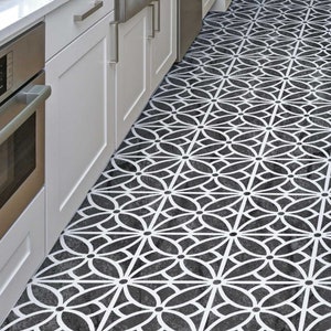 Front Gate Patio Stencil - Oversized Tile Stencil for Walls, Patios, and Cement floors - Perfect for Cost Effective DIY Floor Transformation