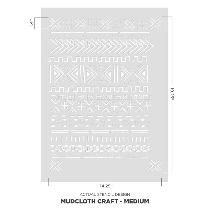 Mudcloth Furniture Stencil FURNITURE STENCIL Stencils for Etsy