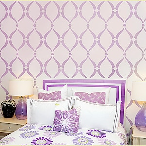 Stencil Sweet Dreams LG - Stencils instead of wallpaper - Nursery decor